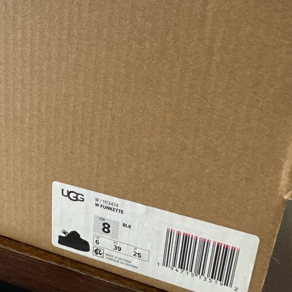 UGG Funkette Platform Slippers (Brand New, Never Worn, In Original Box) - Picture 5 of 6